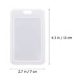 thumbnail image 5 of CCOCC 20Pack Plastic Badge Holders Waterproof Clear Name Tag Holders for Home Office School Use Clear Id Badge Holder, 5 of 8