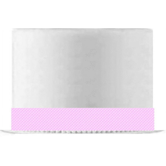 Pink Diamonds Edible Cake Decoration Ribbon -6 Slim Strips