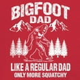 thumbnail image 3 of Bigfoot Dad Muscle Shirt More Squatchy Funny Daddy Sasquatch Dad Joke Outdoor Camping Father's Day Gift Idea Men's, 3 of 7