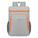 thumbnail image 1 of Yuarrent Mochila de almuerzo aislada a prueba de fugas ligera OxfordCloth que camina la bolsa de almuerzo aislada a prueba de fugas Mochilas de mochilero gris naranja, 1 of 6