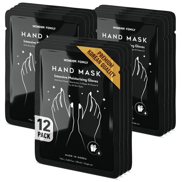 Guantes humectantes para mascarillas Wonder Family, paquete de 12
