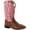 Tan Canyon/Pink, variant on Old West Children's Broad Square Toe Boots