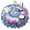 Colorful Tie Dye, variant on Colorful Tie Dye Pattern Round Tablecloth 60"x60",Wrinkle Wipeable Table Cloth for Kitchen Dining Room Picnic Patio Party