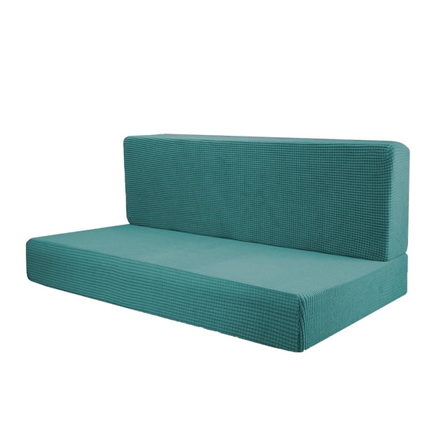 2 fundas para asientos de RV, fundas de cojín, mesa de comedor extensible fácil de instalar para RV verde esmeralda