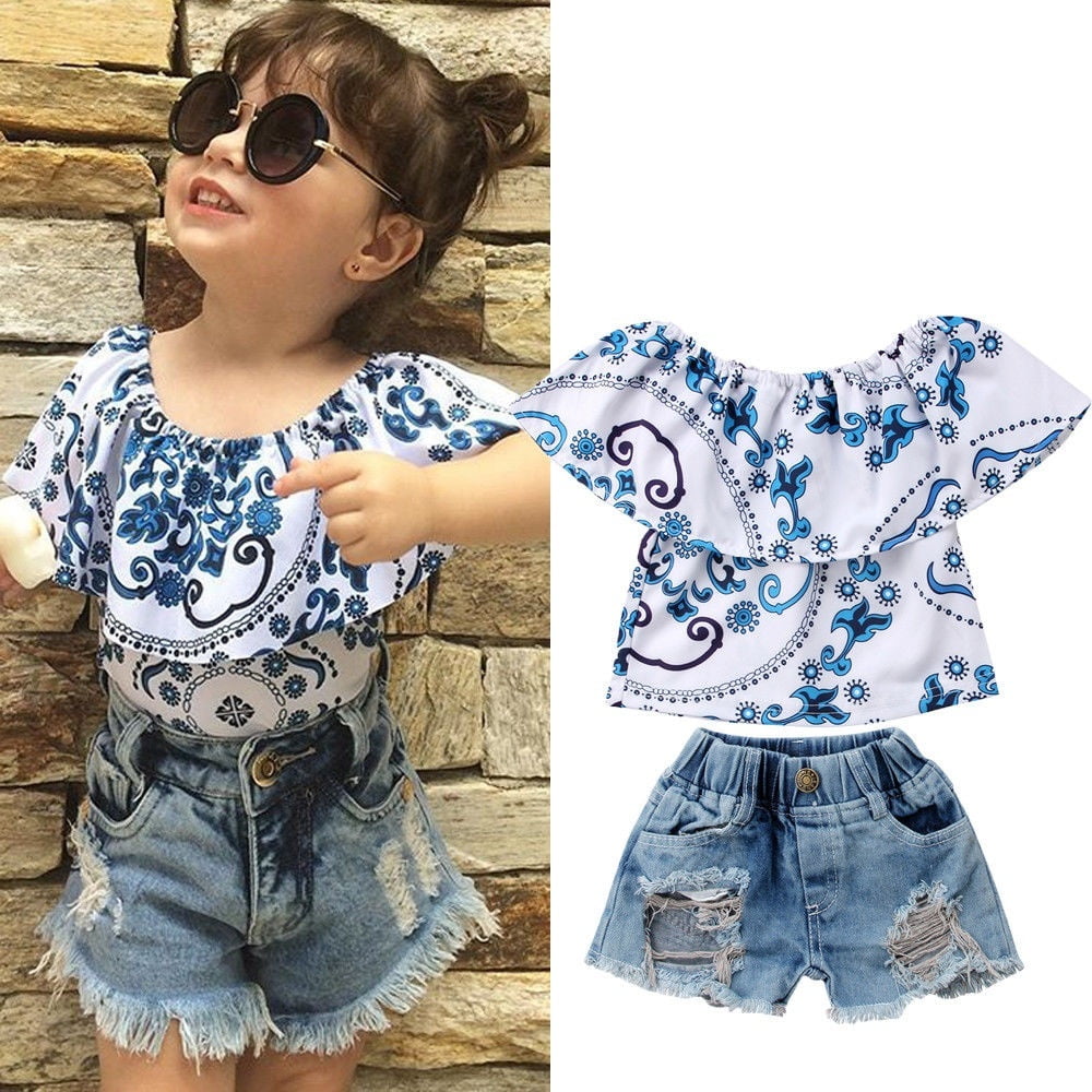 Kids ripped shorts best sale