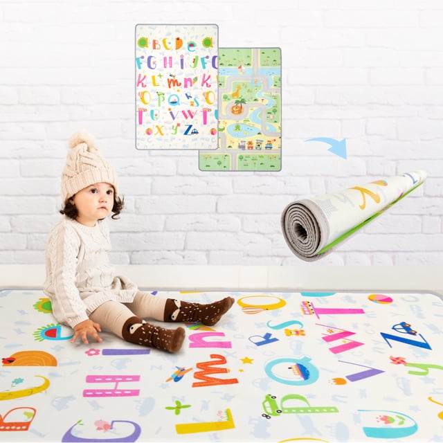 Tapete de Juego para Bebé - Eckhert Kids - 180*120*0.5 cm - Toy Alphabet