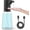Black, variant on HEEYCEM Automatic Soap Dispenser Adjustable,4 Adjustable Levels Rechargeable Electric Liquid Dispenser,450ml Touchless Hand Sanitizer Pump for Bathroom and Kitchen