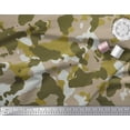 thumbnail image 3 of Soimoi polyester Crepe Fabric Two Tone With White Camouflage Decor Fabric Printed Yard 42 Inch Wide, 3 of 3