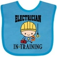 thumbnail image 3 of Inktastic Future Electrician in Training Boys Baby Bib, 3 of 4