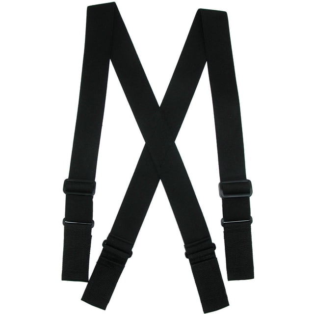 CTM® Elastic Heavy Duty Ergonomic Support Suspenders with Hook & Loop Ends