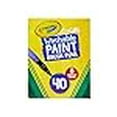 thumbnail image 3 of Crayola No-Drip Paint Brush Pens, Assorted Colors, Paint Set, 40 Count, Creative Gift for Kids and Teens, 3 of 5