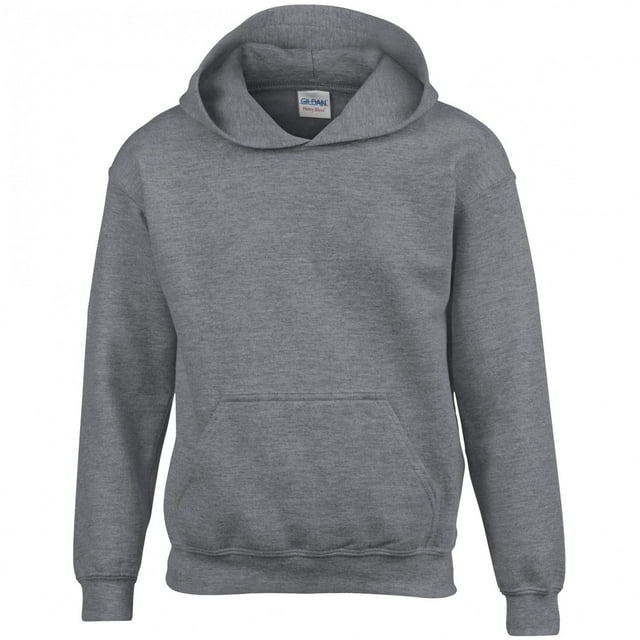 Gildan Heavy Blend Childrens Hooded Sweatshirt Top / Hoodie