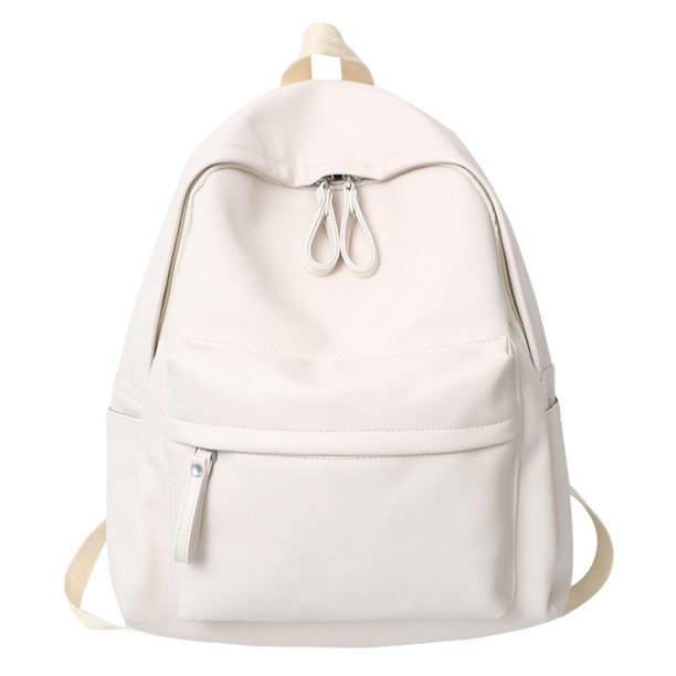 Mochila unisex informal ligera para mochilas escolares de color sólido