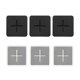 thumbnail image 1 of EeaseMX 6 toalleros autoadhesivos de ABS para baño, cocina y hogar., 1 of 7
