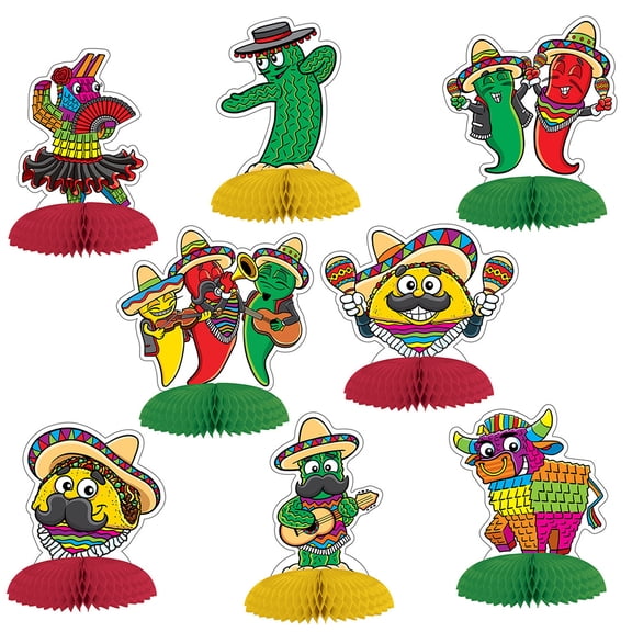 Fiesta Mini Centerpieces, (Pack of 12)