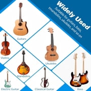 Behome Foldable Guitar Stand, Portable and Adjustable A-Frame Bass Guitar Display Stand, with Non-slip Rubber And Foam Arm, Suitable for Electric & Acoustic Guitars, Bass & Banjo, Black