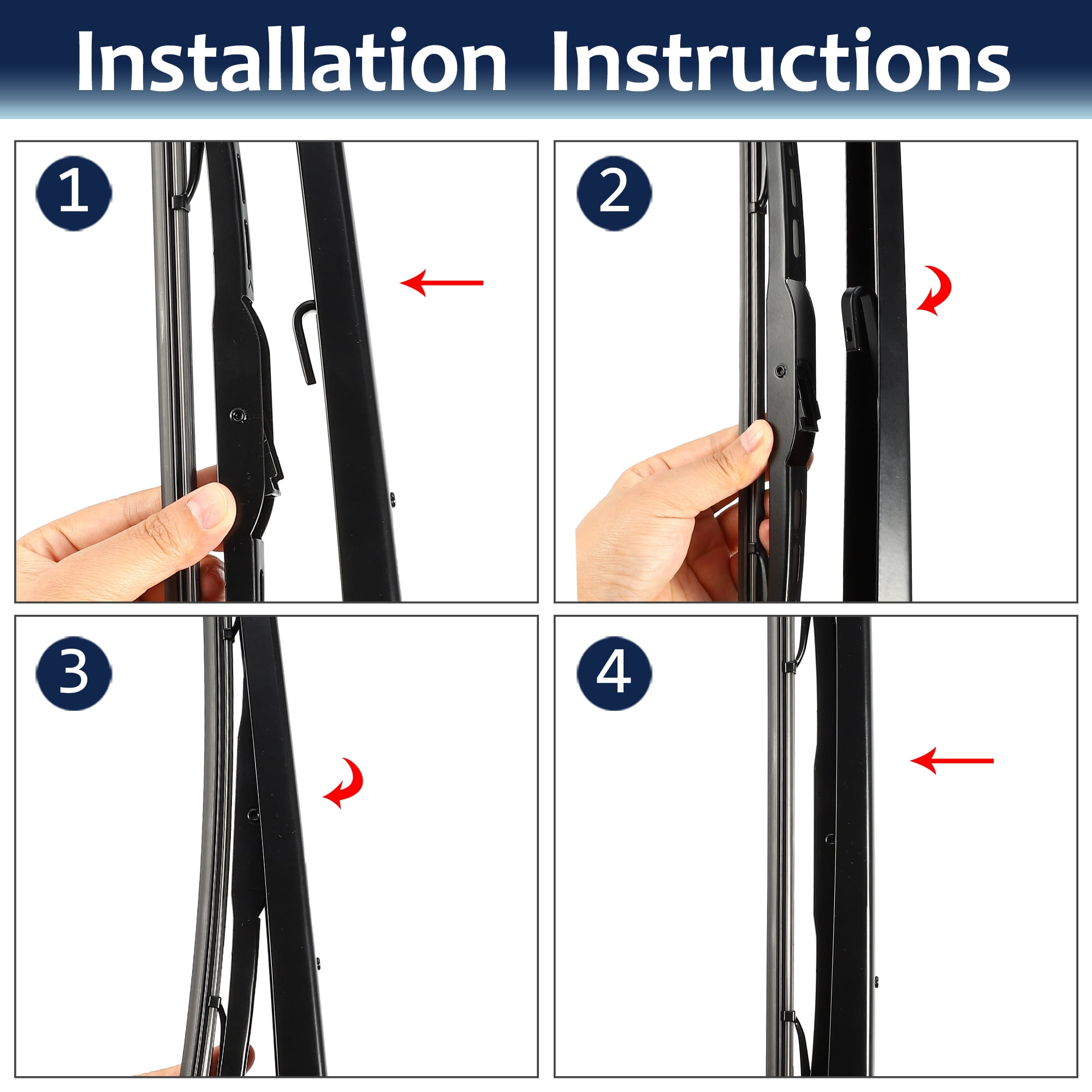 Unique Bargains Rear Wiper Blade Arm Set for Land Rover Range Rover Sport 2006-2013
