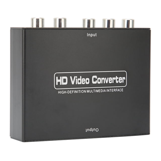 Component To HD Multimedia Interface Converter, 4K HD Output TV Video Component Converter For Sat Boxes