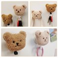thumbnail image 3 of 2 ganchos adhesivos con forma de oso de peluche para baño, cocina o llaves., 3 of 8