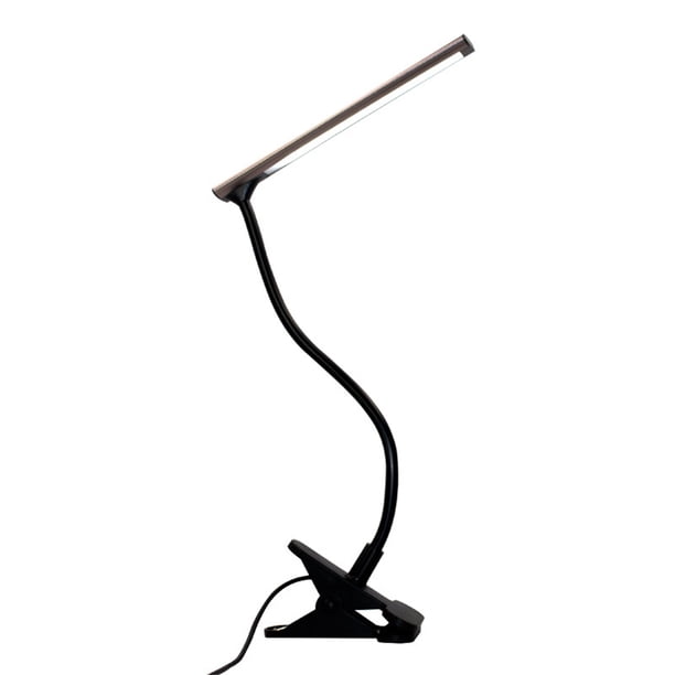 Lámpara de Escrito Lideró el Ajustable de 360 Grados Con, Protección para los ojos, enchufe USB, Lámpara de Mesa de Área luminosa Ancha, Dirección de Iluminación