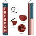 thumbnail image 4 of Banderas colgantes Husfou de Estados Unidos, Let FREEDOM Ring, 30 x 180 cm, juego de 2, 4 of 5