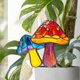 thumbnail image 5 of Maceta 3D con flores para enchufar | Diseño infantil | Minijardín de musgo con suculentas | Resina resistente al agua y al óxido | Uso en interiores y exteriores | Adorno para el hogar y la oficina, 5 of 5