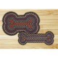 thumbnail image 1 of Earth Rugs 63-LG043DB Burgundy-Blue-Gray Dog Bone, 1 of 1