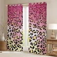 thumbnail image 2 of Manfei Gradient Bling Glitter Black Out Curtains for Children Teens Female,Cheetah Leopard Print Curtains Pack of 2 (42x63 Each),Dreamy Princess Bedroom Curtains,Super Cozy Room Decor, 2 of 6