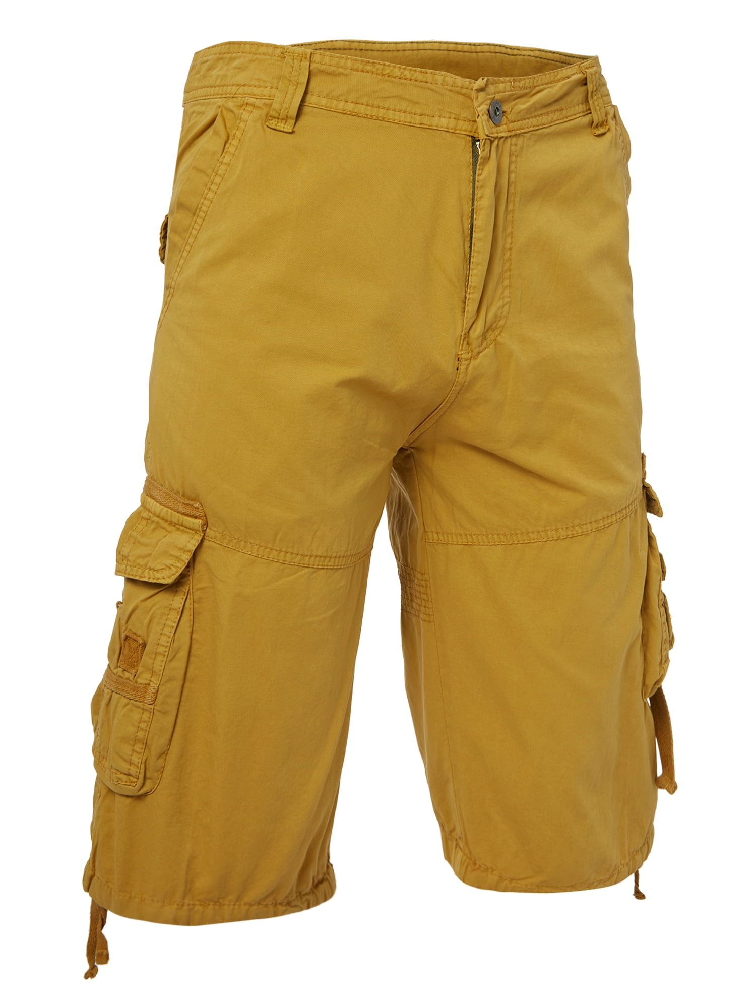 Mens Casual Fit Twill Camouflage Shorts 