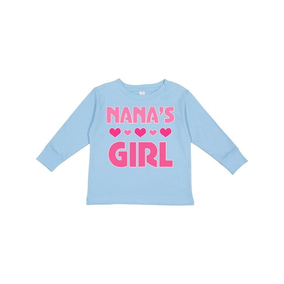 Inktastic Nana's Girl Grandchild Girls Long Sleeve Toddler T-Shirt