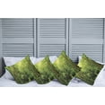 thumbnail image 2 of Ambesonne Tropical Throw Pillow Cover 4 Pack, Rainforest Landscape, 18", Green, 2 of 5