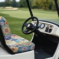 thumbnail image 3 of Garronmavis Bohe Dragonfly Golf Cart Seat Covers for Daily Protection, Breathable Air Golf Cart Rear Seat Cover Accessories for Most Original Front Seat, No Stapler Needed, 3 of 6