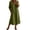 Army Green,womens linen midi dress, variant on Linen Summer Dresses for Women Casual Gauze V-Neck Midi Dress Flowy Dressy Loose Fit Lightweight Maxi Sundress Hot Pink,XXXL