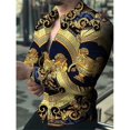 thumbnail image 1 of Camisas sociales vintage de manga larga para hombres, camisas casuales de gran tamaño, blusas con botones y estampado de tigre, ropa para hombres, ropa para fiestas al aire libre, 1 of 6