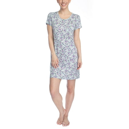 

Cool Girl Women s Sleepshirt Flower Patch 1X