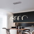 thumbnail image 4 of Lámpara COSMOPOLITAN Tipo Candil Colgante Led Plateada Luxica Lighting 6253 C, 4 of 7
