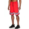 thumbnail image 2 of And1 Mens Pull Back Dribble Basketball Shorts, 11" Inseam, Sizes S-3XL, 2 of 4