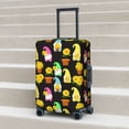 thumbnail image 5 of Yiaed Gnomes With Sunflowers Print Travel Luggage Cover Suitcase Protector Fits 18-32 Inch Luggage Wheel Covers Patterned Elastic Luggage Anti-scratch（No luggage）-Large, 5 of 5