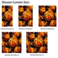 thumbnail image 4 of Basketball Shower Curtain Set for Bathroom, 4 of 6