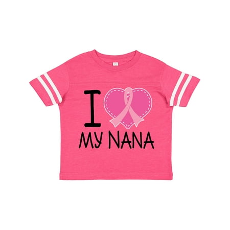 

Inktastic Breast Cancer Nana Gift Toddler Boy or Toddler Girl T-Shirt