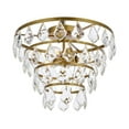 thumbnail image 3 of Ella 14 inch flush mount in brass, 3 of 7