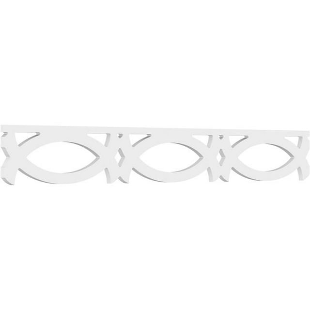 Ekena Millwork RUNP06X0625X48HAZ 6 x 48 Po Pas 0,62 Po Hazelton Architecture Grade PVC Course Garniture