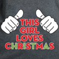 thumbnail image 3 of CafePress - This Girl Loves Christmas Women's Classic T Shirt - Women's Traditional Fit Dark T-Shirt, 3 of 4