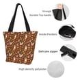 thumbnail image 6 of Fotbe Autumn Thanksgiving Pattern Beach Tote,Shoulder Handbag,Spacious Tote Bag,Lightweight Travel Bag,Versatile Shopping Bag, 6 of 9