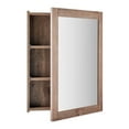 thumbnail image 6 of Mainstays Mirror Medicine Cabinet with Adjustable Shelves, Wood Grain, 6 of 7