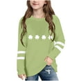 thumbnail image 2 of Kaemgyyd Toddler St. Patrick's Day Shirt Baby Boy Girl Cute Print Long Sleeve Tee Spring Crew Neck Green Casual Tops 3-14 Years, 2 of 5