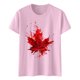 thumbnail image 1 of Camisas de Manga Corta para las Mujeres Impresión de Manga Corta Cuello Redondo, Camisa Casual de Poliéster para las Mujeres, Lavado de Manos, 1 of 7