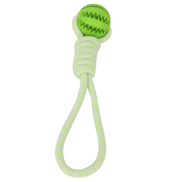 Juguete para Masticar para Perros Cuerda de Algodón para Mascotas Al Aire Libre Juguete Interactivo para Molares Pelota para Perros Fugas Dentición Limpia Juguetes para ANGGREK Otros