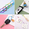 thumbnail image 3 of Colorful Loose Leaf Binder Rings (100 Pack) Metal Office Book Rings Paper Rings for Index Cards Notebook, 3 of 6