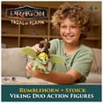 thumbnail image 3 of Dreamworks Dragons, How to Train Your Dragon, Rumblehorn & Stoick, Viking Duo Action Figures, 3 of 8